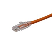 AXIOM MANUFACTURING Axiom 18-Inch Cat6 550Mhz Patch Cable Clear-Snagless Universal Boot C6MB-O18IN-AX